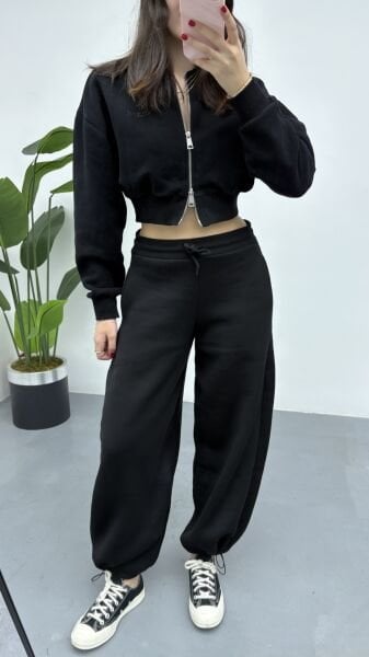 Baggy Eşofman Altı - Siyah